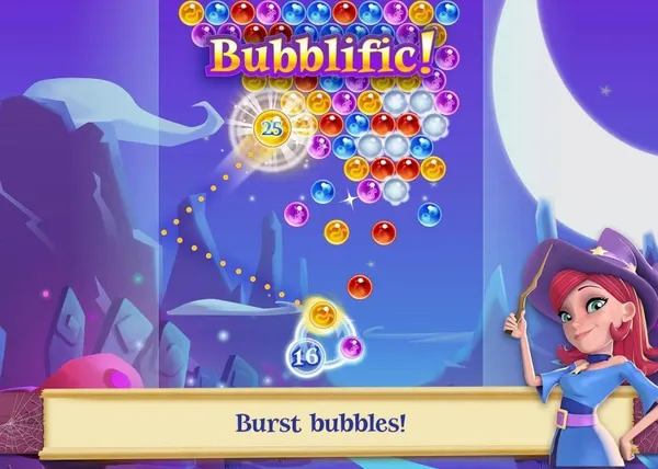 game trí tuệ - Bubble Witch Saga 2