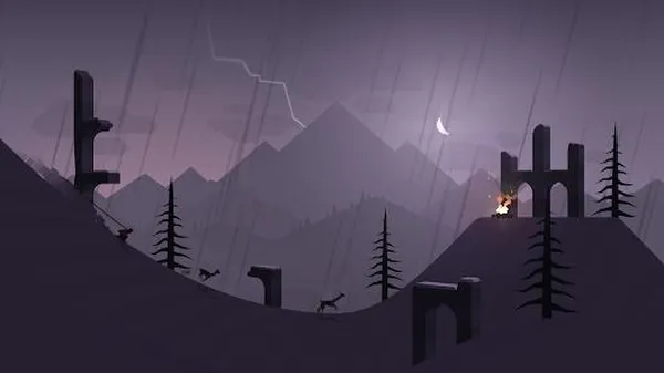 game trượt tuyết - Alto's Adventure